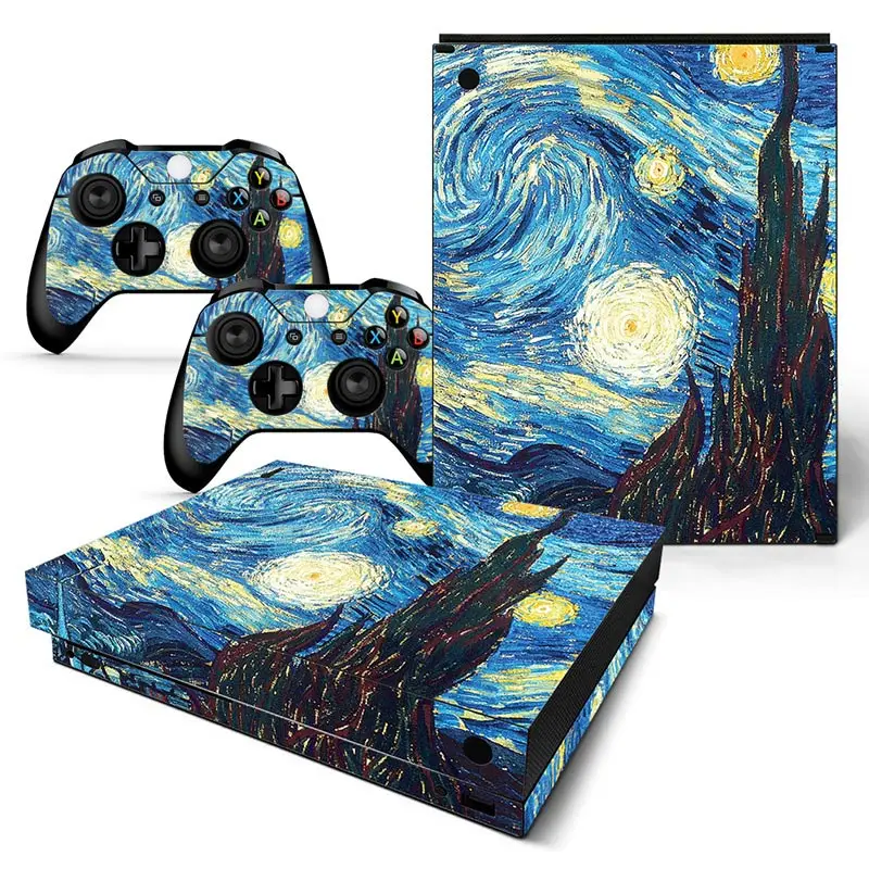 

Starry sky Cool Design for Xbox one X Skin Sticker for Xbox one X PVC Skins for XBox one X Vinyl Sticker
