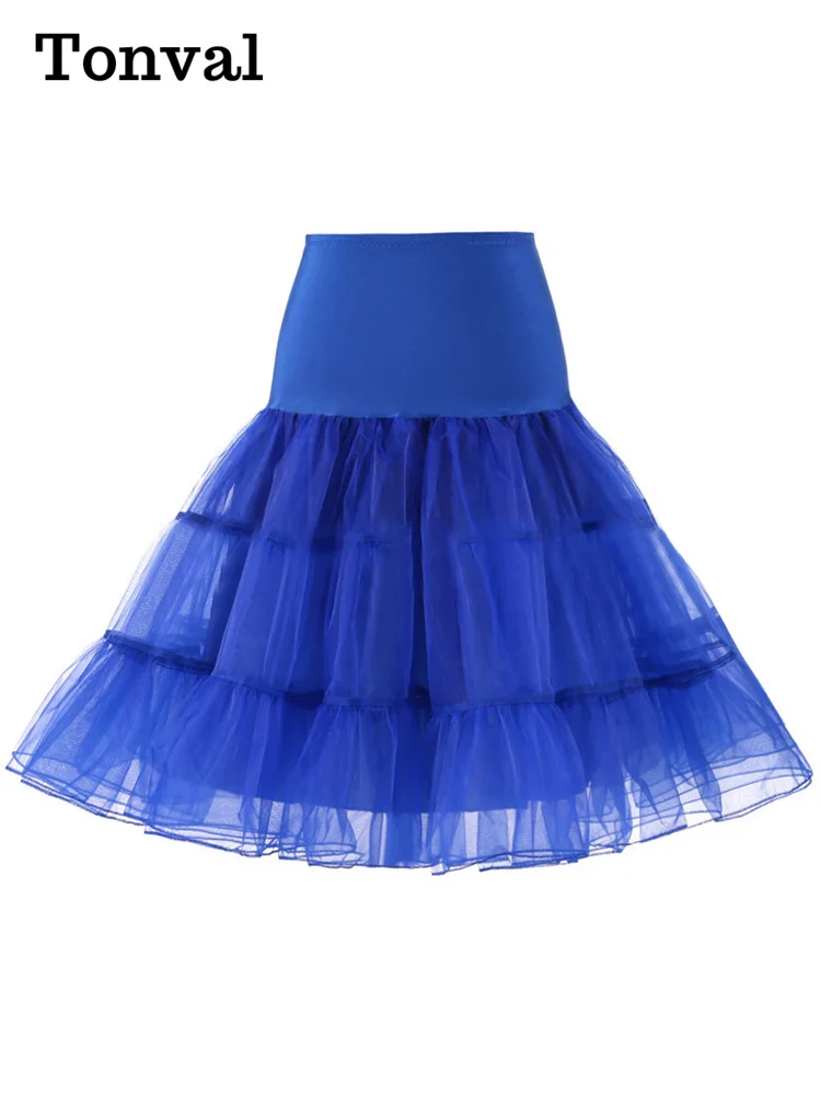 Женская винтажная юбка-пачка Tonval плиссированная юбка в стиле ретро 50-х годов