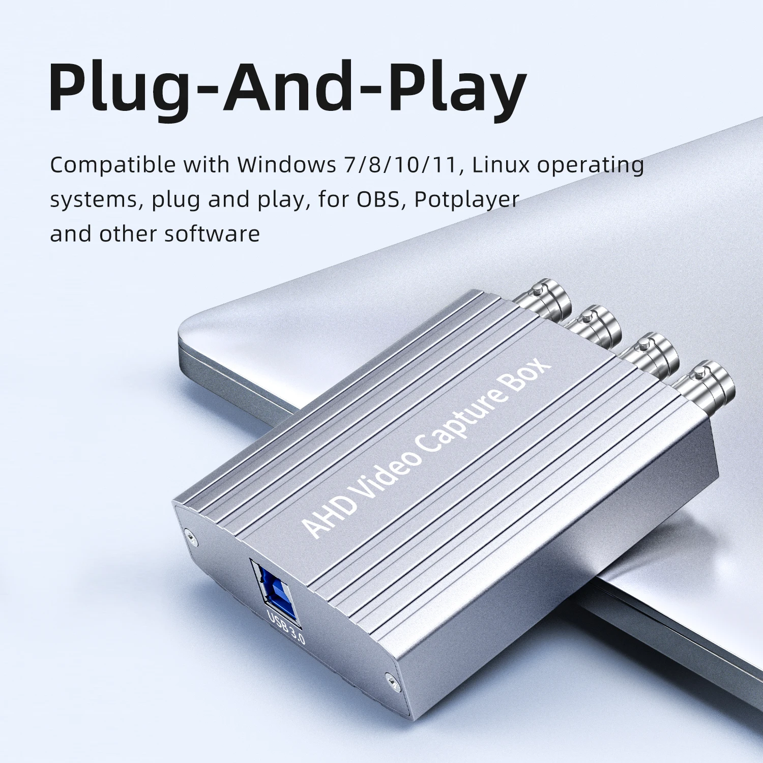 UCAHD-4CH-USB 1080p 720p AHD-карта видеозахвата 4-канальный SDI HD-канальный захват видео