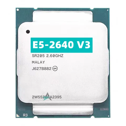 Xeon E5-2640 V3 E5 2640V3 процессор SR205 2,6 ГГц 8 ядер 90 Вт Разъем LGA 2011-3 процессор E5 2640V3
