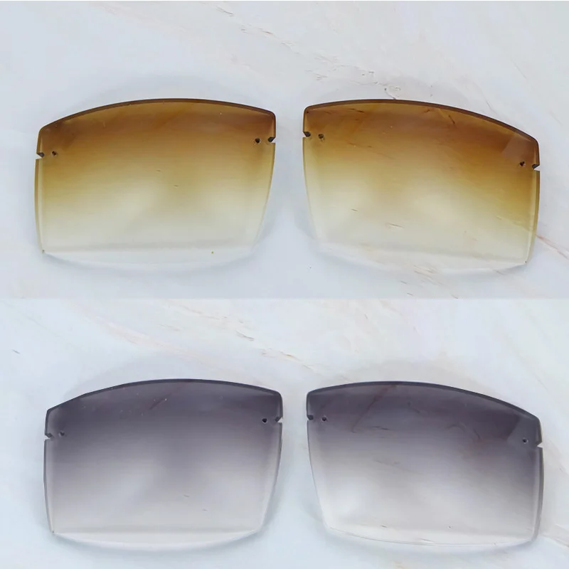 

Линзы для солнцезащитных очков цветные линзы Крупногабаритные Квадратные Линзы для очков в металлической оправе