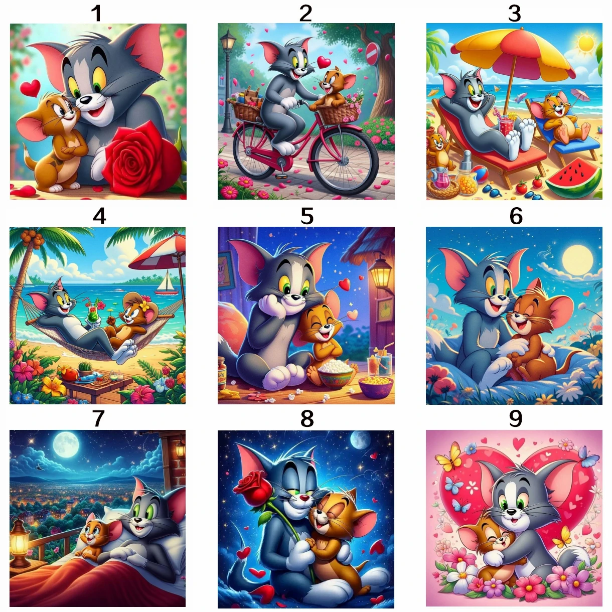 1 шт. мозаика из мультфильмов сделай сам