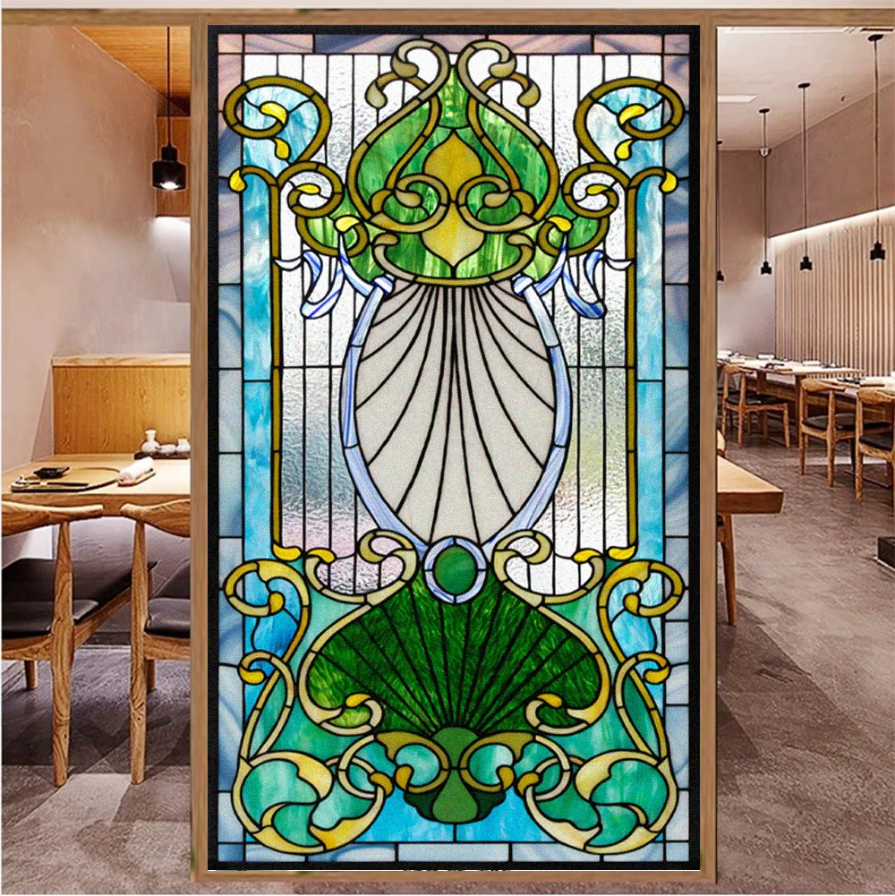 Оконная пленка в церковном стиле электростатические наклейки стеклянные