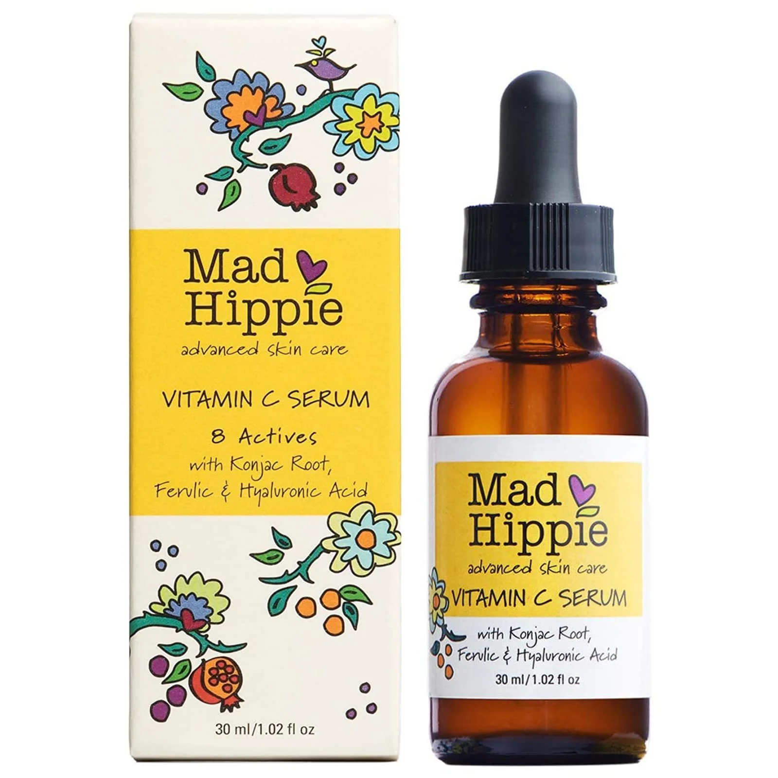 

Mad Hippie Vitamin C Serum with Vitamin E Anti Aging Fade Outthe Fine Lines Whitening Shrinking Pore Brighten Face Skin Care