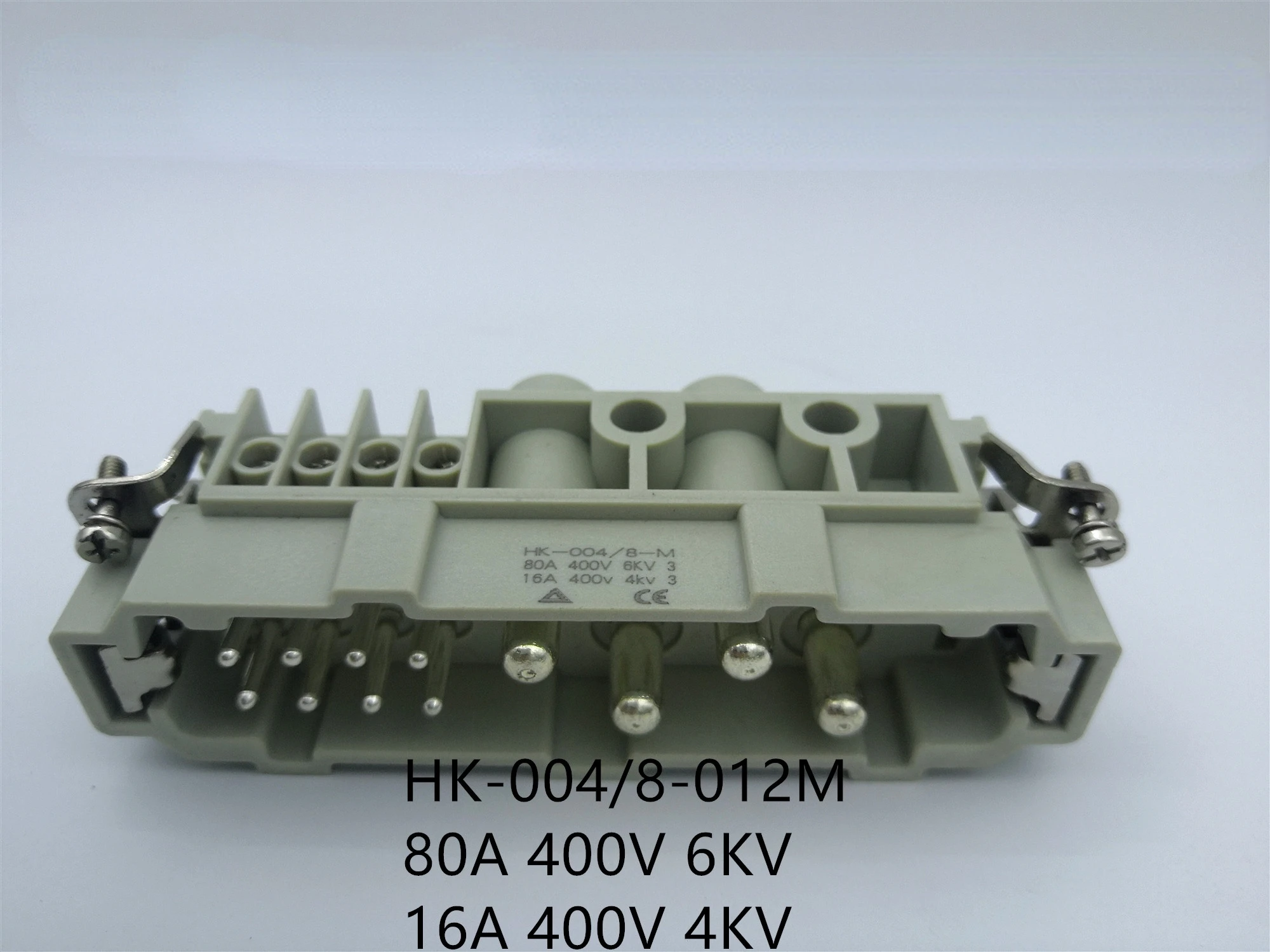 

Rectangular Heavy-duty Connector 4+8 12-pin Aviation Plug HK-004/8-012M/F 4-pin 80A+8-pin 16A