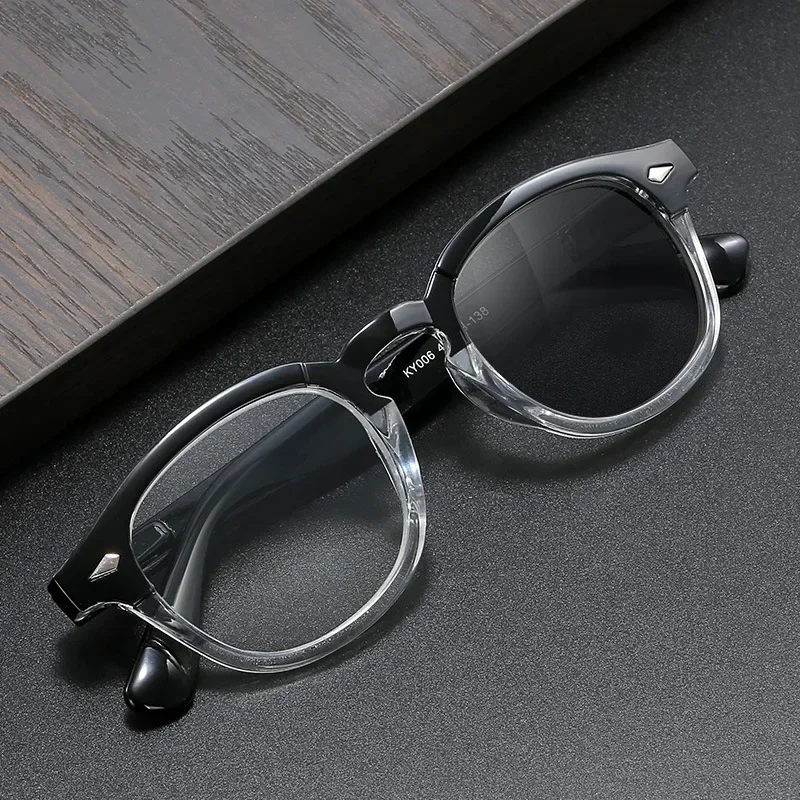 Фотохромные очки в круглой оправе для мужчин и женщин модные уличные