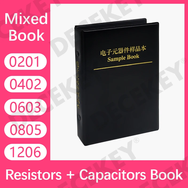 Конденсаторный резистор смешанная книга 0201 0402 0603 0805 1206 1% SMD сопротивление чипа 0R-10