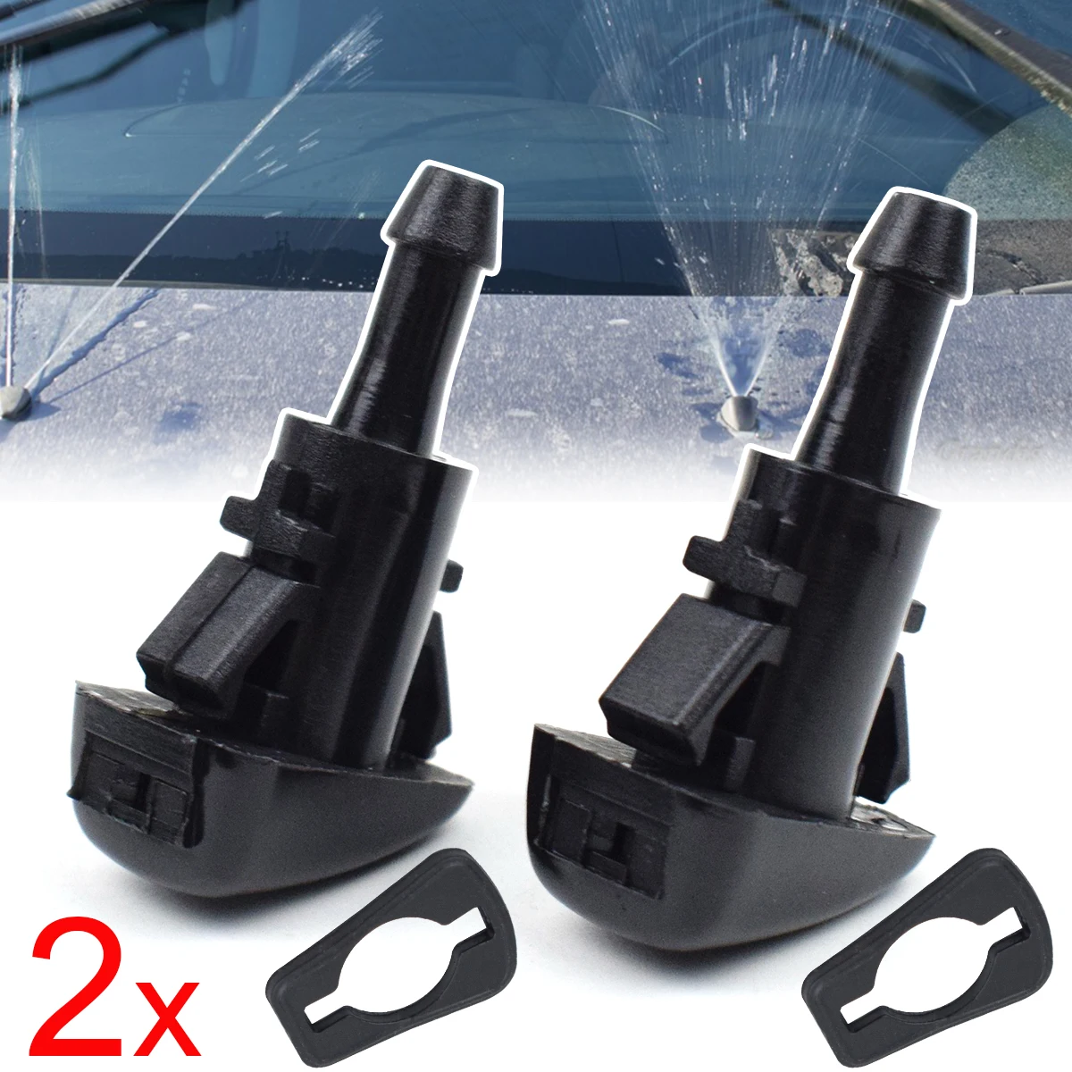 

2 шт. насадки для омывателя переднего стекла для Subaru Impreza WRX STI 2008 2009 2011 2012 2013 2014 насадка для воды капота