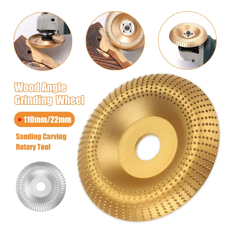 

Angle Grinder Round Disc Polishing Wheel Disc 22mm Bore Woodworking Shaping Sanding Stab Disc Wood Cutting Carving Rotary Tool