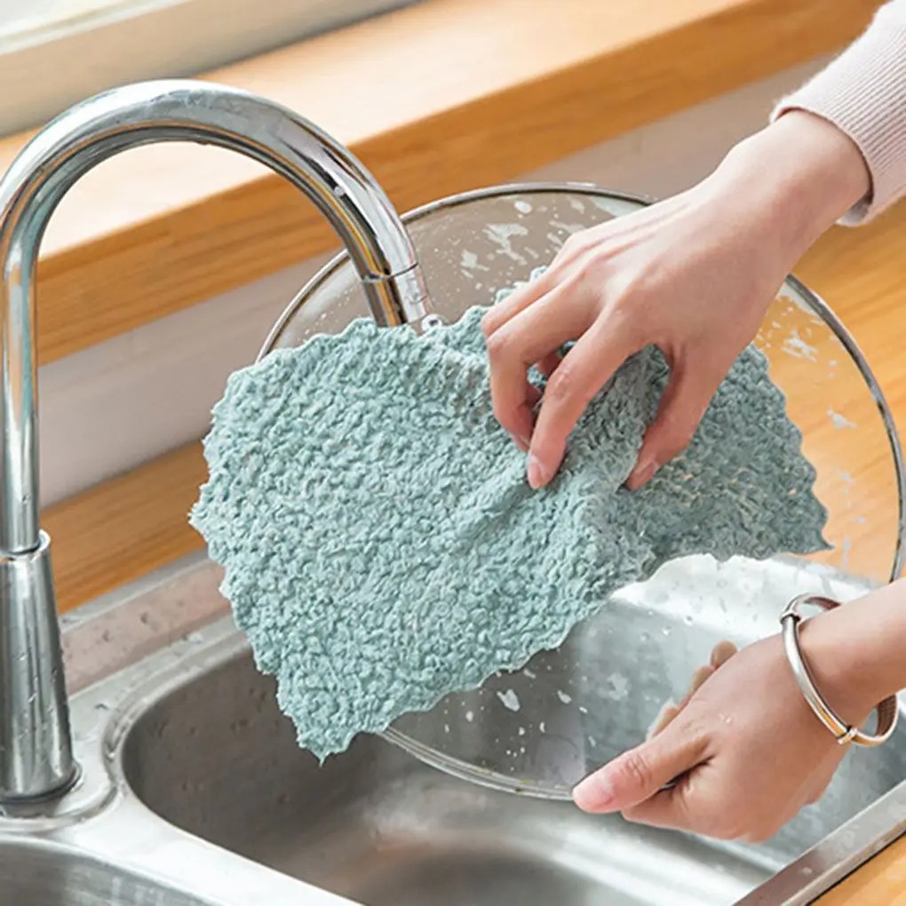 Лидер продаж! 4 шт. мягкие тряпки из микрофибры для кухни |