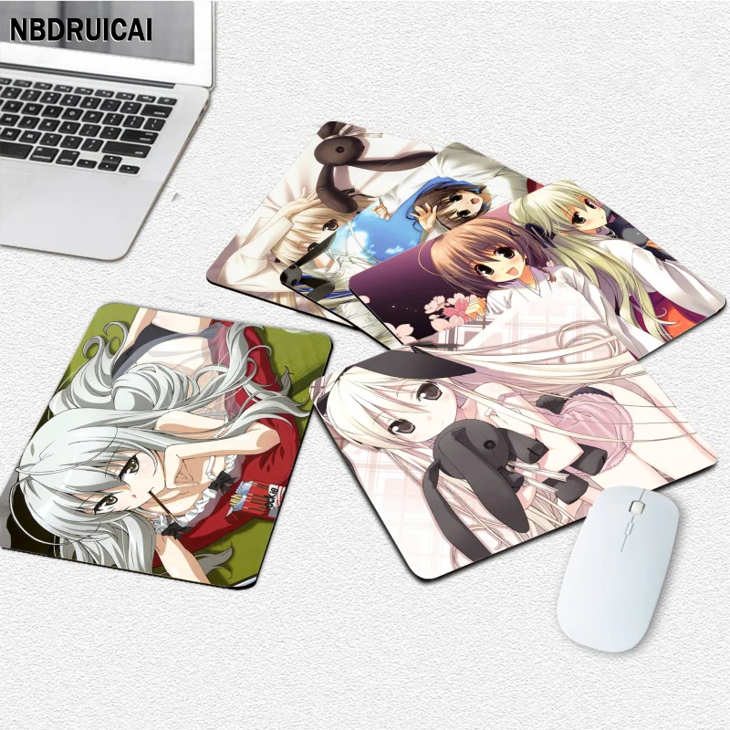 

Yosuga No Sora Mousepad 25x29cm Small Office Computer Desk Mat Table Keyboard Laptop Cushion Non-slip Padmouse Desk Play Mats
