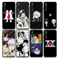 anime hunter x hunters phone case for xiaomi mi 9 9t se mi 10t 10s mi a2 lite cc9 note 10 pro 5g soft silicone