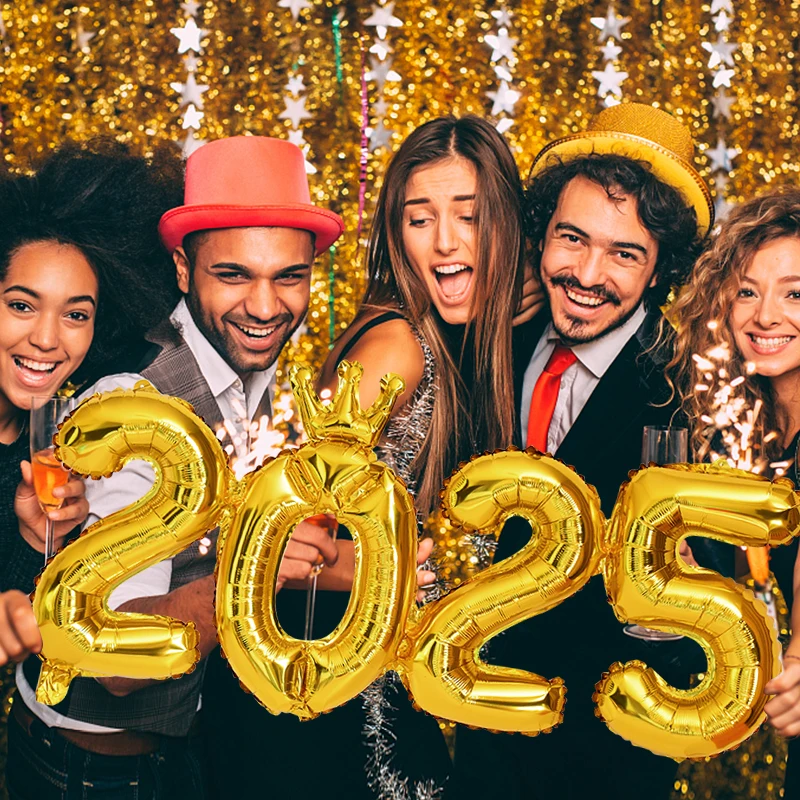 Подарочная коробка Санта-Клаус Лось Олень Фольгированный шар Рождественские