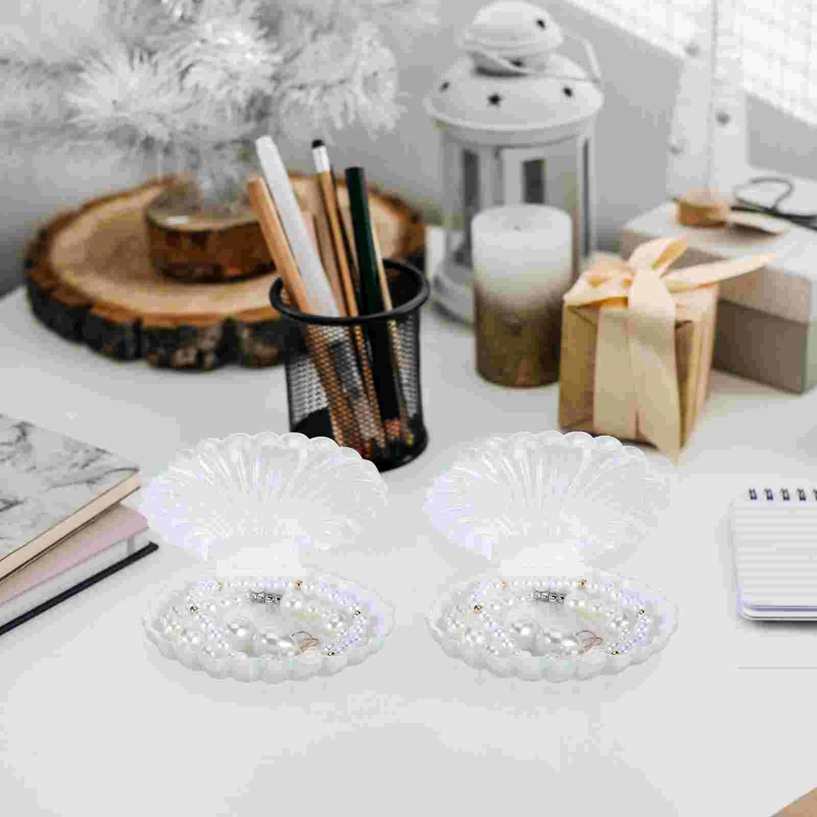 10 шт. коробка для конфет с жемчугом ракушки-моллюски ракушки контейнеры