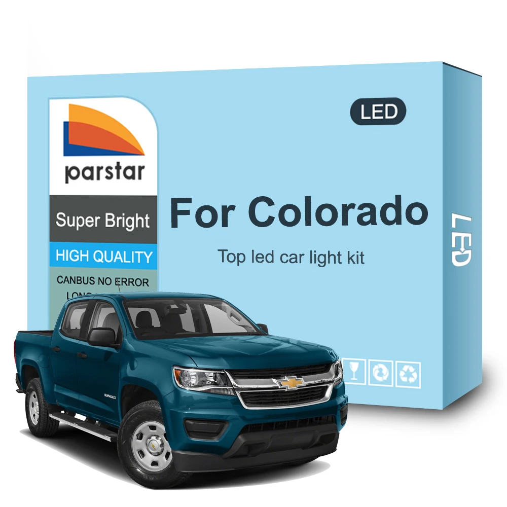 

Parstar Женская внутренняя лампа в комплекте для Chevrolet Chevy до Колорадо 2005-2018 2019 2020 2021 автомобильная лампа для чтения купола багажника Canbus