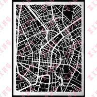 newest diy gift card handmade layering molds city map mask stencil set painting scrapbook coloring embossing album deco template