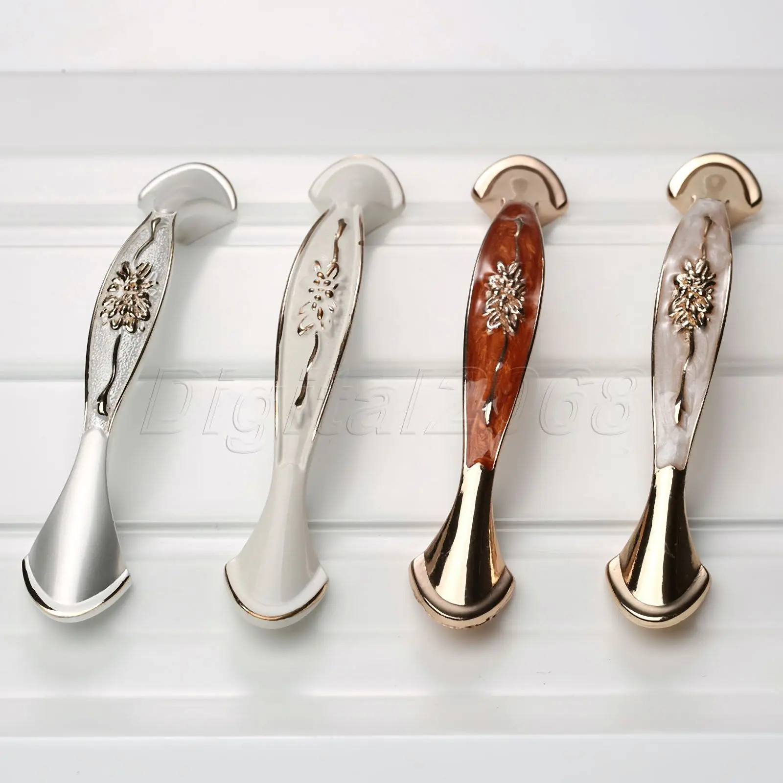 

bowarepro 1Pc Drawer Pulls Furniture Handle Knob&Drawer Pulls Wardrobe Hardware Door Handles 96mm 128mm New High Quality