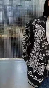 

Женское Двустороннее пальто с цветком кешью в Корейском стиле, Осень-зима 2022