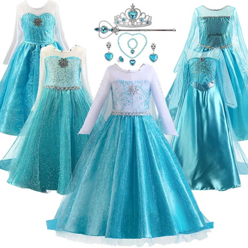 

Детский костюм принцессы Эльзы, на Хэллоуин, день рождения