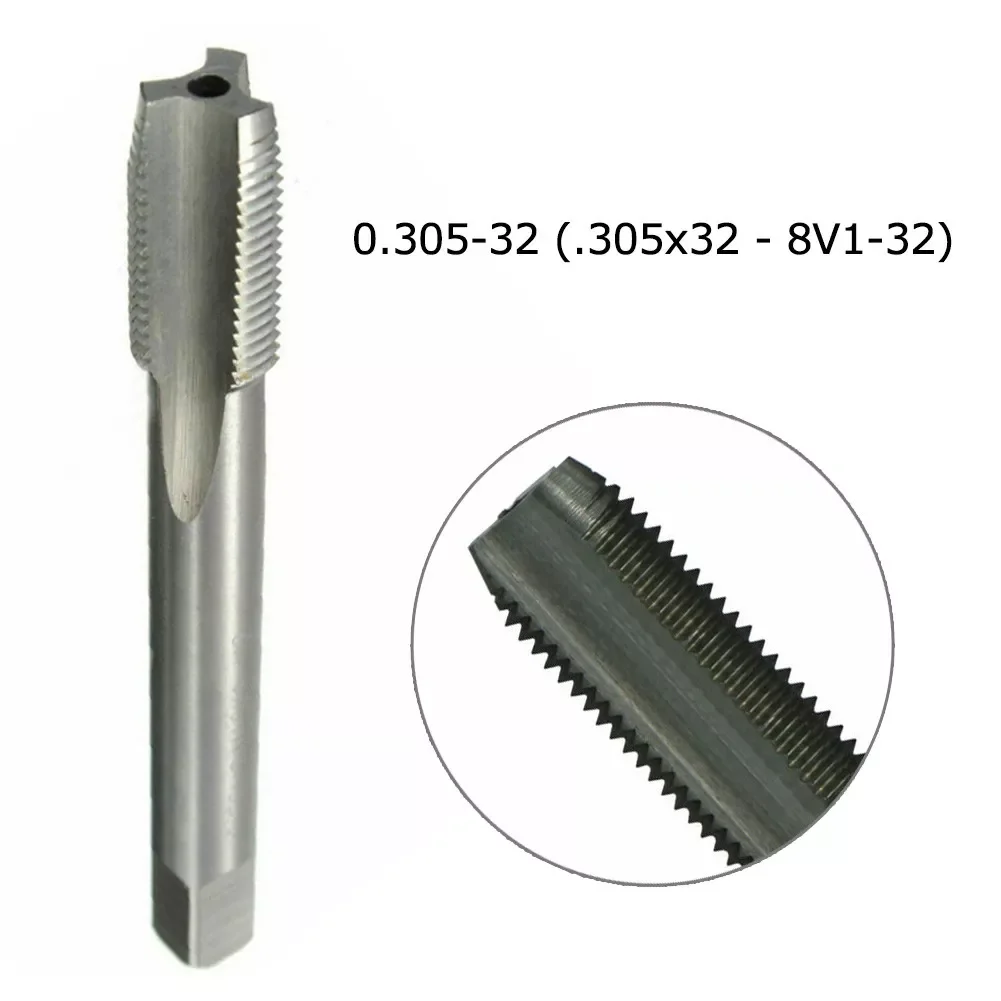 

Valve Thread Tap 0.305-32 (.305x32 -8V1-32) HSS Tap Tire Valve Stem Tap High-quality 3-slot High-speed Steel Wire Taper Plug Tap