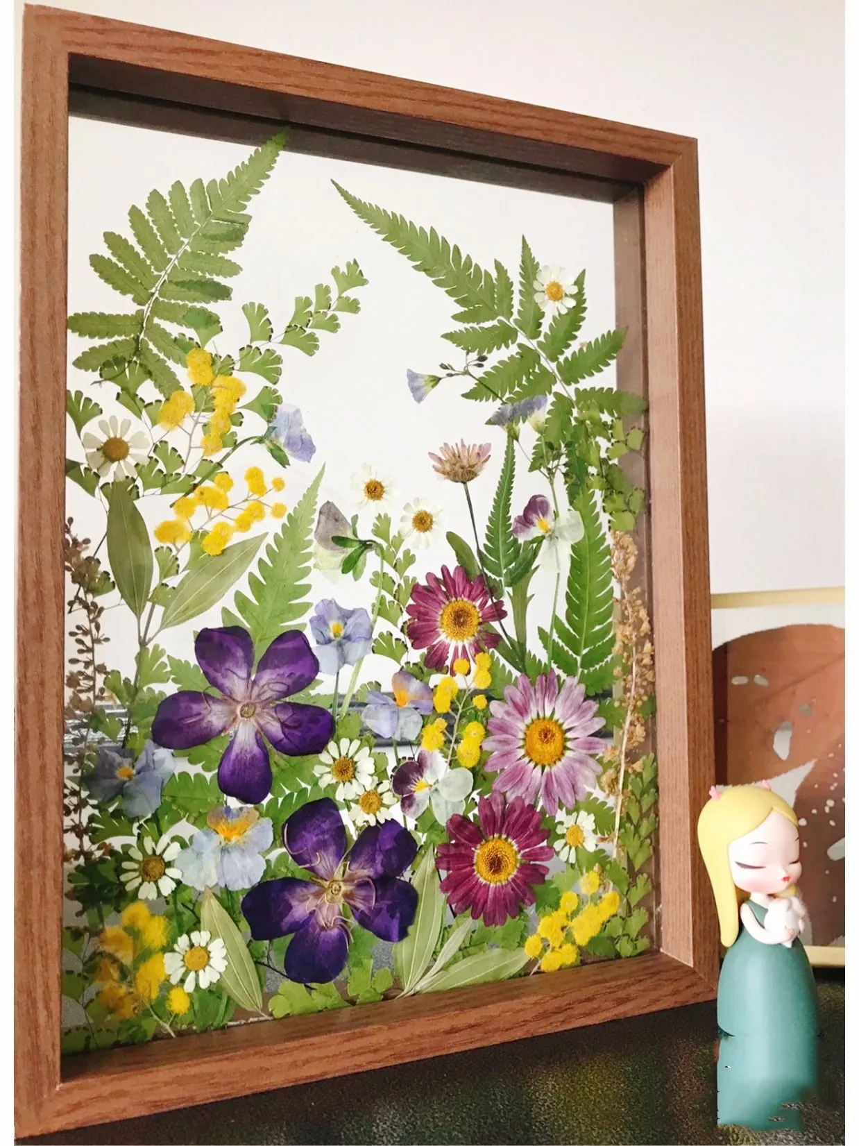 

20064 Solid Wooden Photo Frame for Pictures Paintings Wall Decoration A4 A3 Siza Beautiful Black White Red Blue Brown Frame
