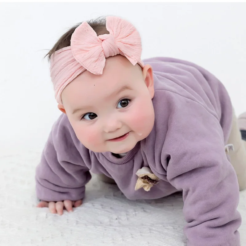 

Bowknot Baby Headband Elastic Turban Hairband Bows kids Baby Girl Headbands Hair bands for Baby Girls Hair accessories