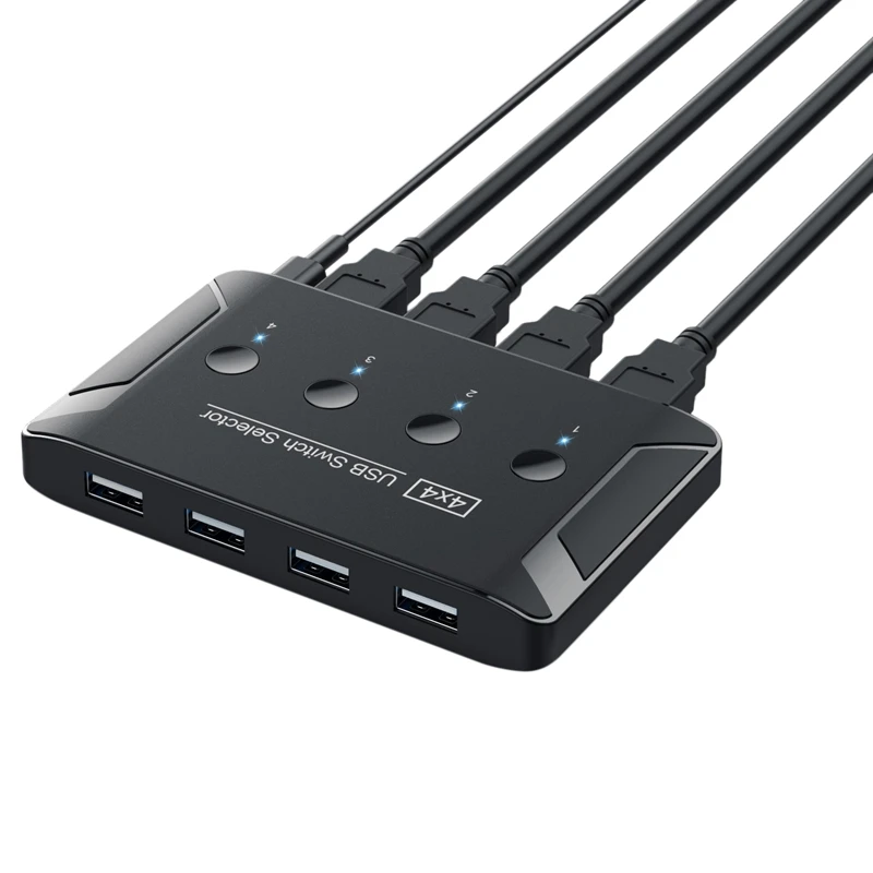 

T28 Switch USB Switch 4 USB Devices Peripheral Switcher 4 Port USB