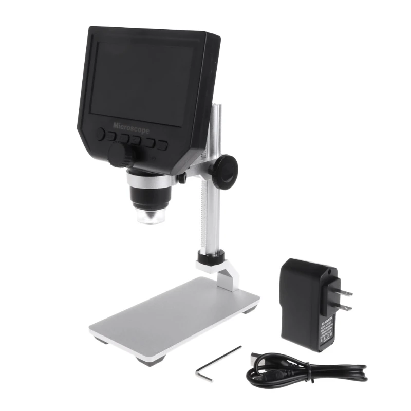

G600 4.3" LCD Digital Microscope LED Zoom 1-600X 3.6MP Camera Video Recorder