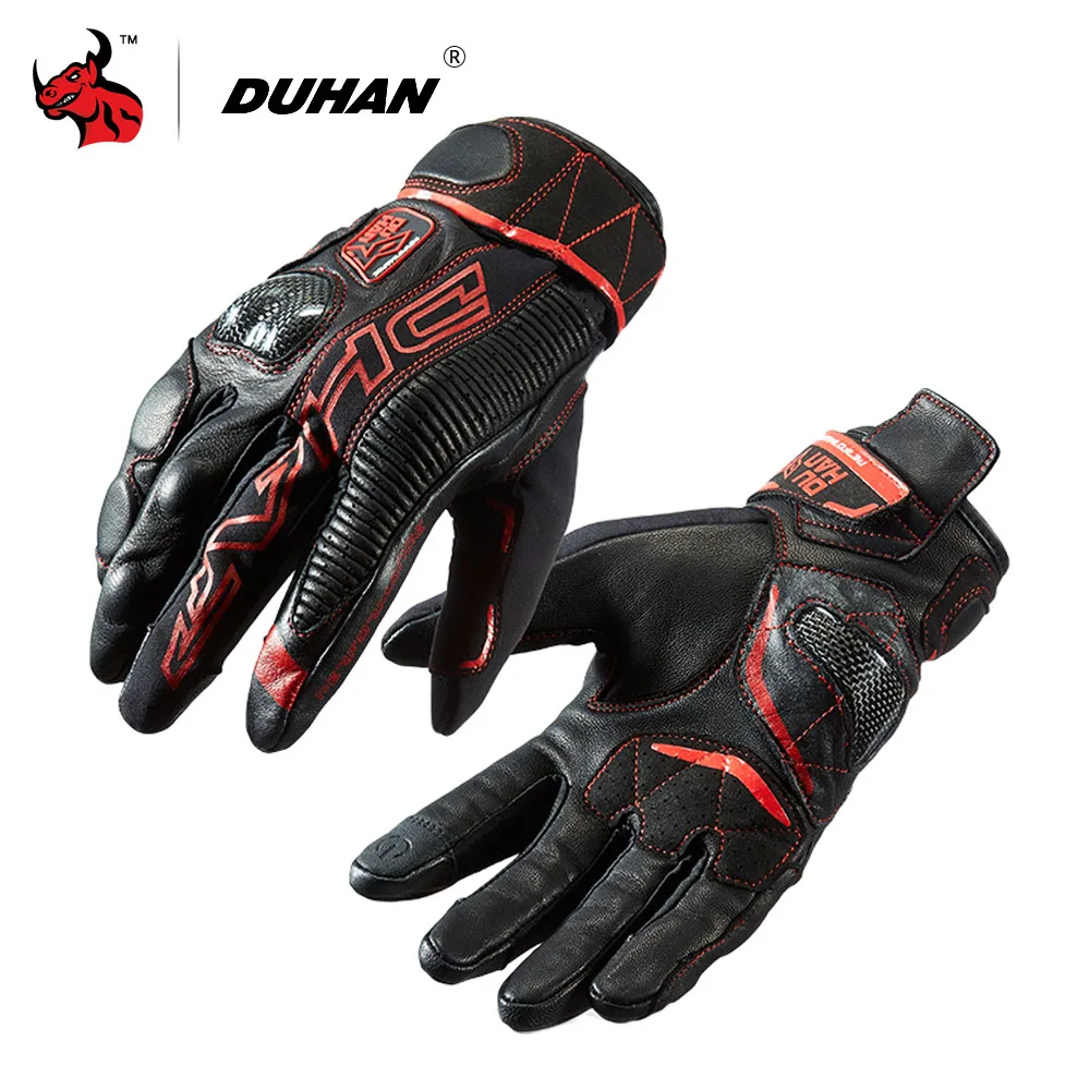 DUHAN Breathable Motorcycle Gloves Anti-drop And Wear-resistant Outdoor Protective Touch Screen Gloves Multicolor Size M-2XL