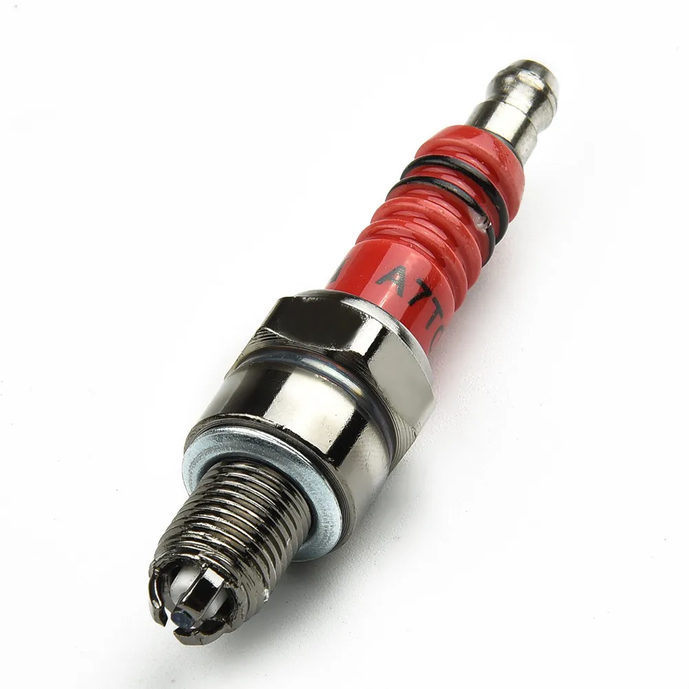 

Racing Spark Plug 3 Electrode A7TC For 50CC-150CC ATV Scooter Motorcycle Dirt Bike Go Kart Triple Electrode High Performance