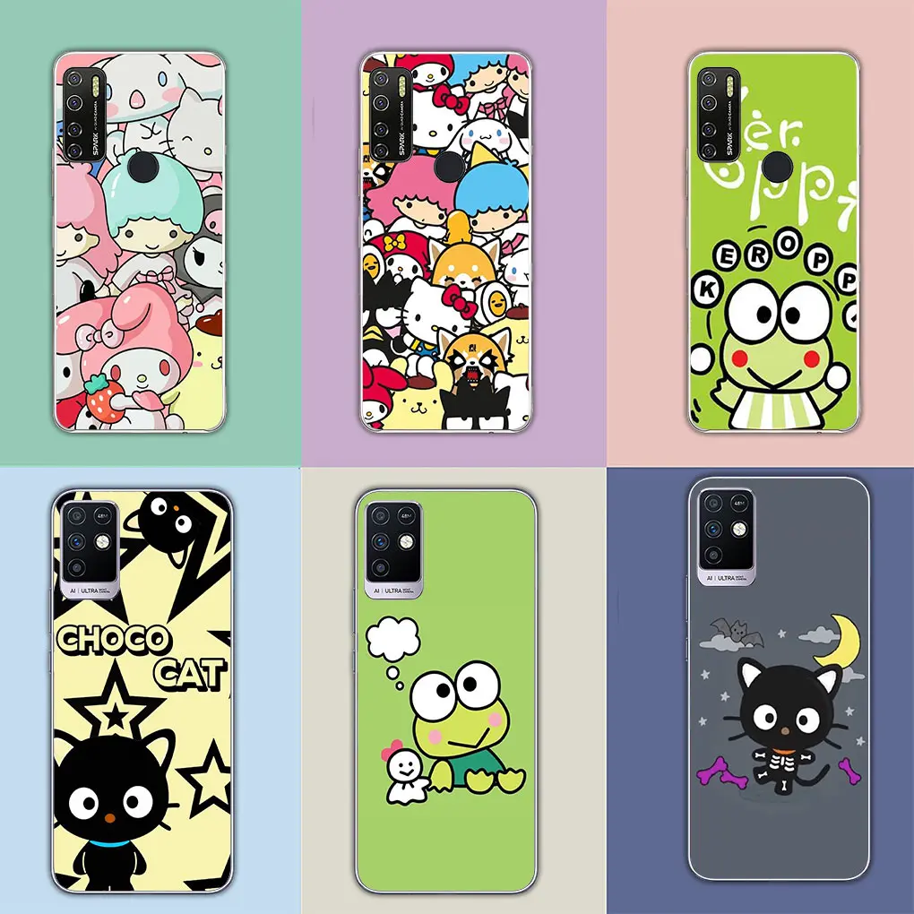 Чехол для телефона Keroppi Chococat Pochacco Motorola Moto Edge 40 50 Pro 30 neo 20 Fusion Ultra Lite G85 E22 мягкий