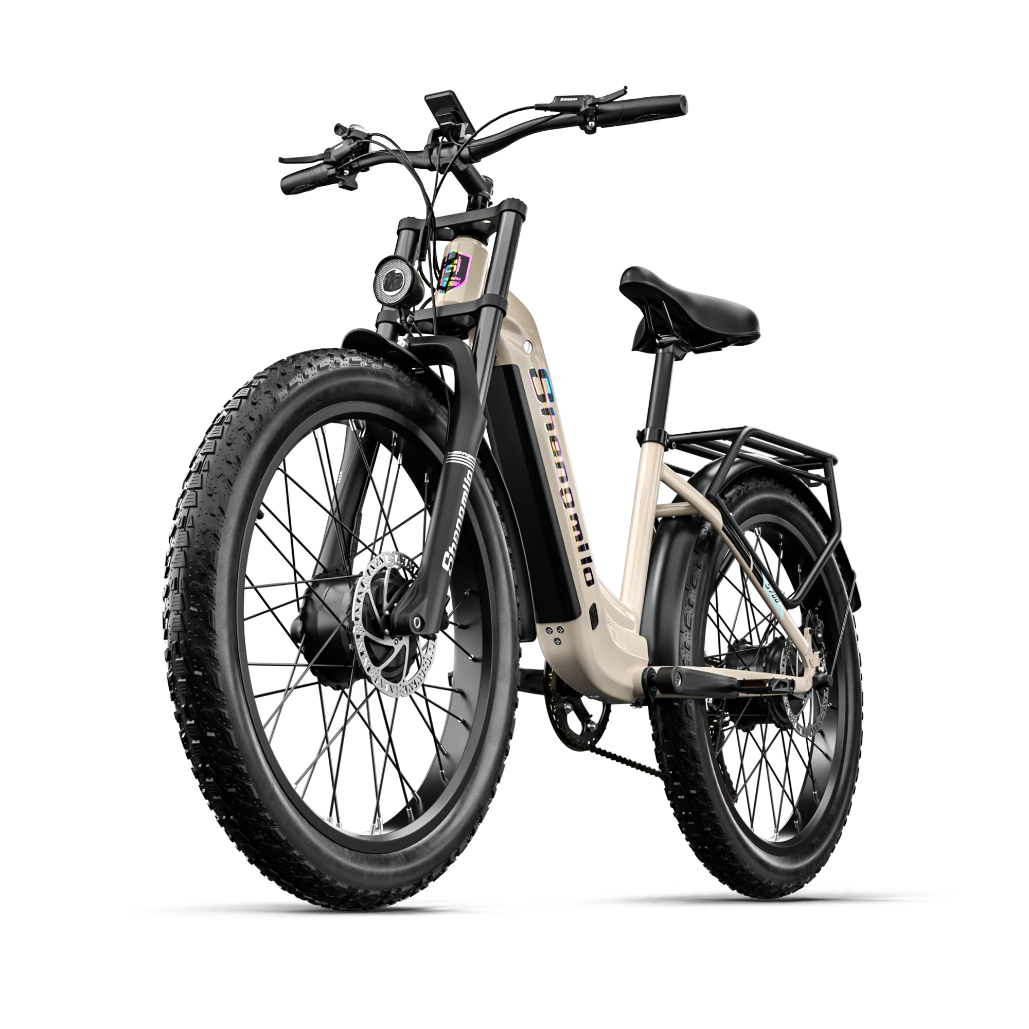 26-дюймовый электровелосипед 48V17.5AH2000W с передними и задними двигателями литиевые