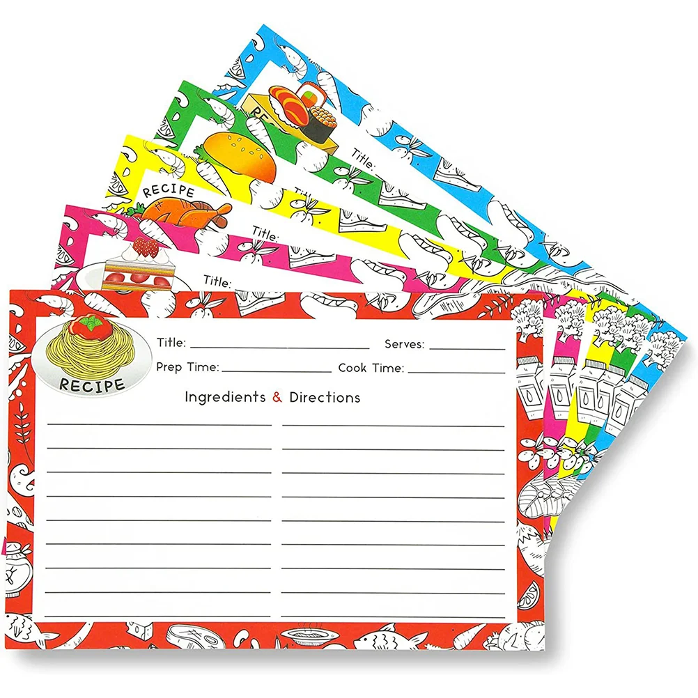 50 шт. кухонные карты рецептов подарок для друзей еды тонкое качество
