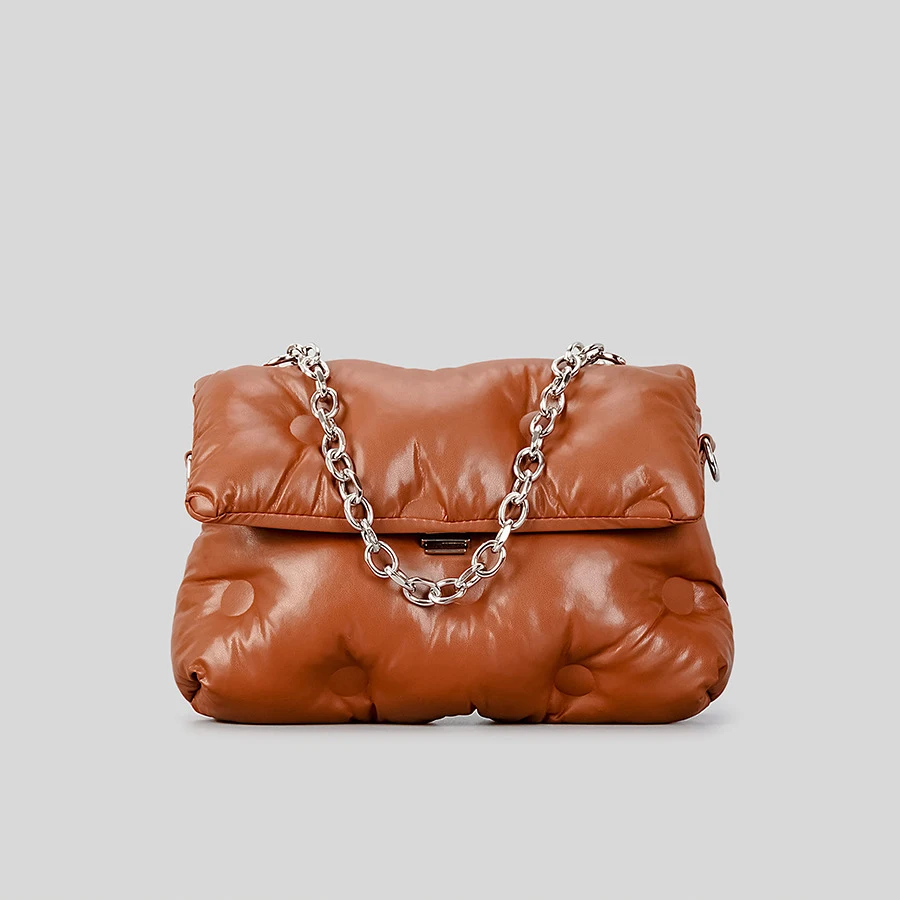 

Модные мягкие сумки, дизайнерские мягкие женские сумки-подушки, стеганые сумки из искусственной кожи с хлопковым наполнителем, сумка через ...