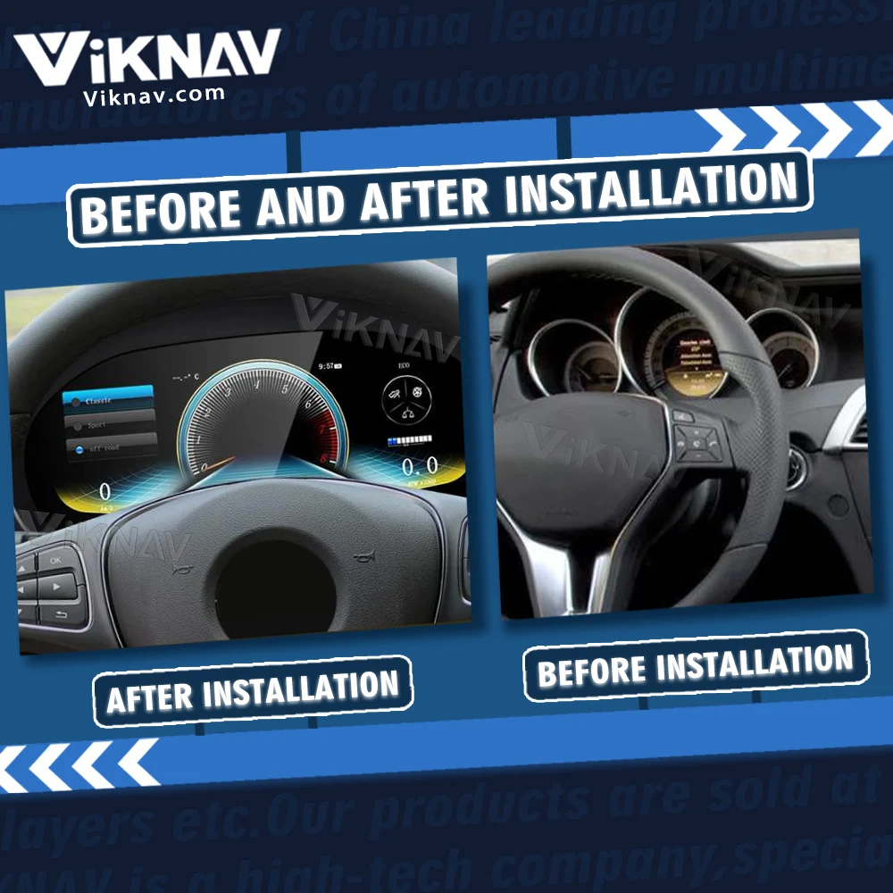 Viknav 12 3 &quotцифровой кластер для Mercedes Benz GLA/CLA 2015-2018 Linux системный вертикальный экран