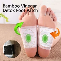 10pcs detox foot patches bamboo charcoal pads detoxification body toxins cleansing slimming stress relief feet care adhersive