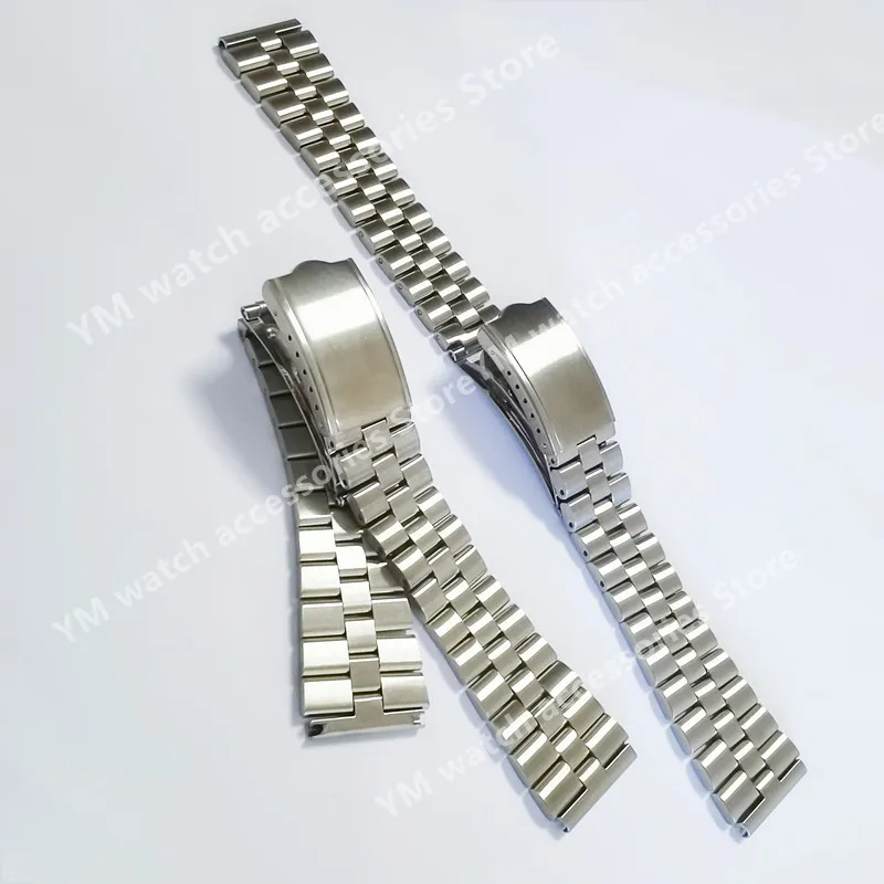 Stainless Steel President Straight End 19mm Replacement 6139 KS  80's Pogue Bracelet Watch Band Strap Fit for  SKX Watch