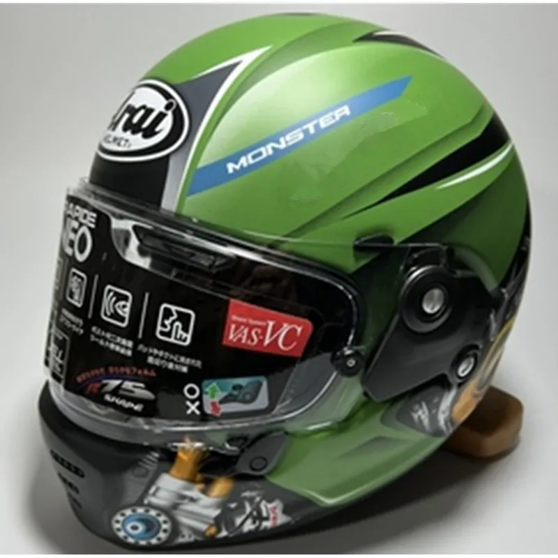 

Высокопрочный мотоциклетный шлем из стекловолокна ретро шлем картинг гоночный шлем Нео полный шлем модный матовый зеленый D, шлем