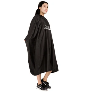 Рекомендуемая профессиональная накидка для укладки волос, водонепроницаемая, 100% полиэстер, аксессуар для парикмахерской