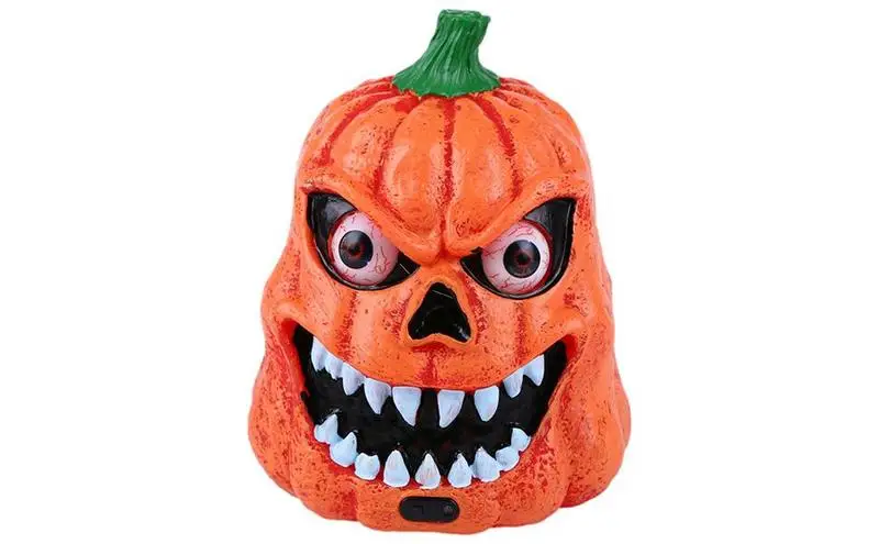 

Pumpkin Ghost Lanterns Halloween Jack-O-Lantern Pumpkin Lights Creative Horror House Festival Pumpkin Voice Sensor Light Props