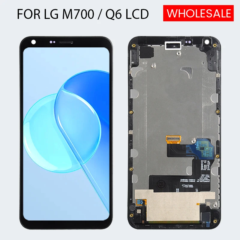 5,5 дюймовый дисплей M700 для LG Q6, ЖК-сенсорный экран с цифровым преобразователем Q6a, M703, зеркальная деталь в сборе с рамкой, бесплатная доставка 5,5 дюймовый дисплей M700 для LG Q6, ЖК-сенсорный экран с цифровым преобразователем Q6a, M703, зеркальная деталь в сборе с рамкой, бесплатная доставка