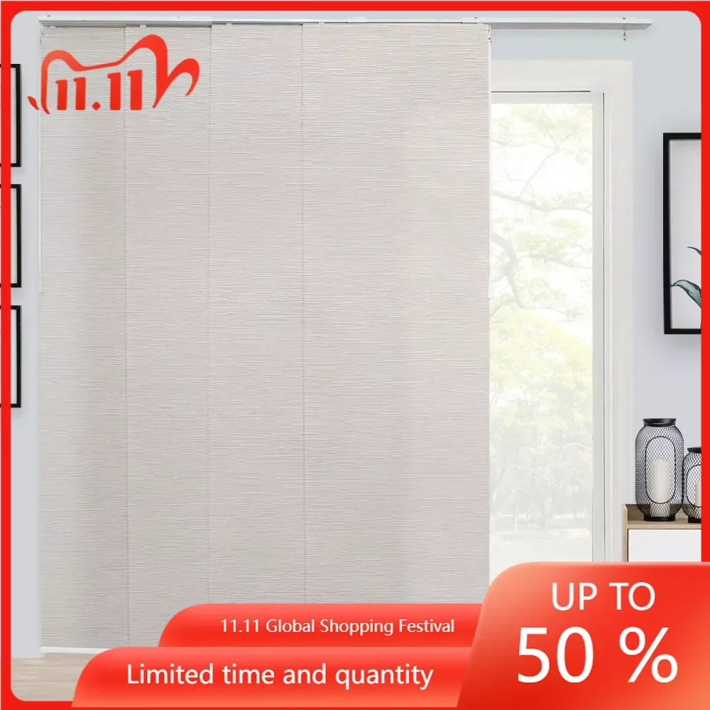 

Window Blinds Day and Roll-up Night W:46-86 X H: Up To-96 Inches Temporary Wall Room Divider Closet Curtain Rollerblade Shades