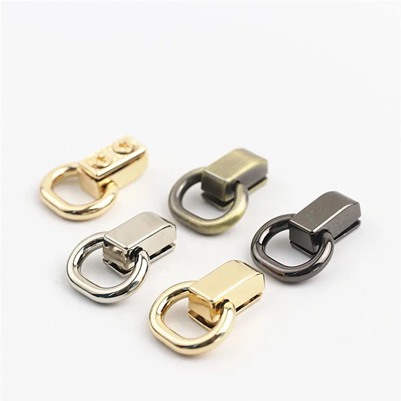 

5Pcs 11mm Bag Hang Ear Strap Side Ring Buckle Nailing Screws Loop Hook Chain Clip Clamp Pendant Rivet Clasp Accessory