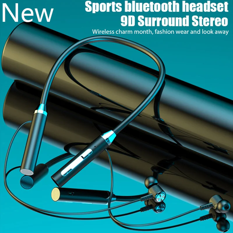 

2023 New Fone magnetic wireless Bluetooth headset sports hanging TWS Bluetooth headset stereo waterproof earbuds For Smartphones