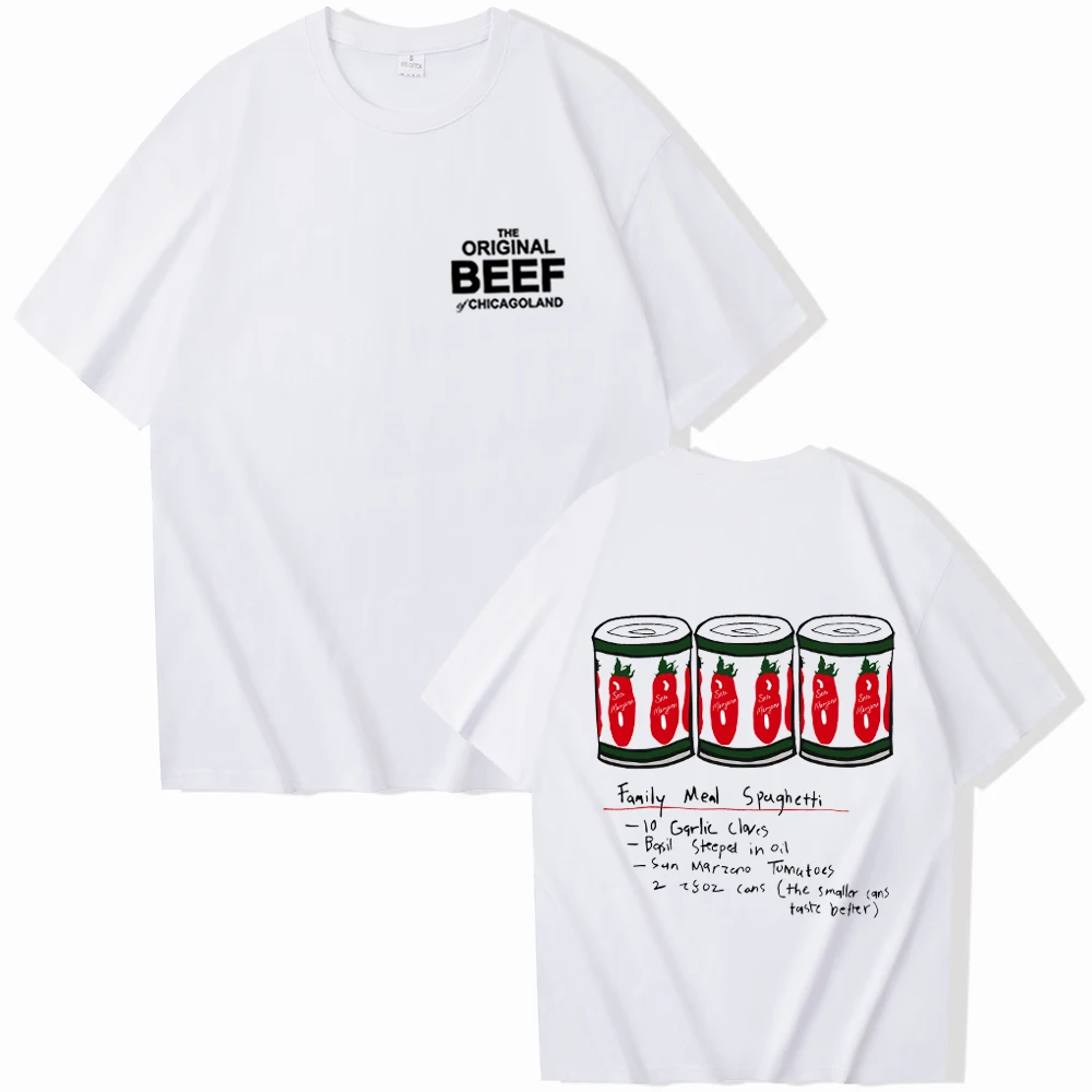 Футболка с изображением медведя из сериала Семья еды повседневные футболки в