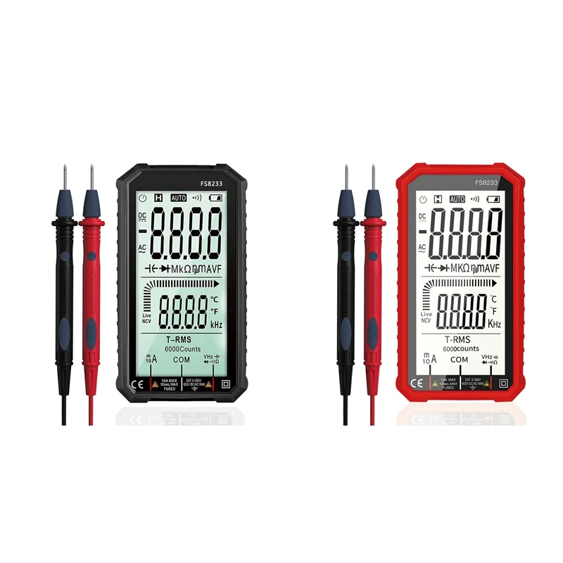 

Тестовые выводы FS8233 для конденсаторного мультиметра Ом Герц 1000 в 10 А/20 А, подходят для общих цифровых измерительных выводов