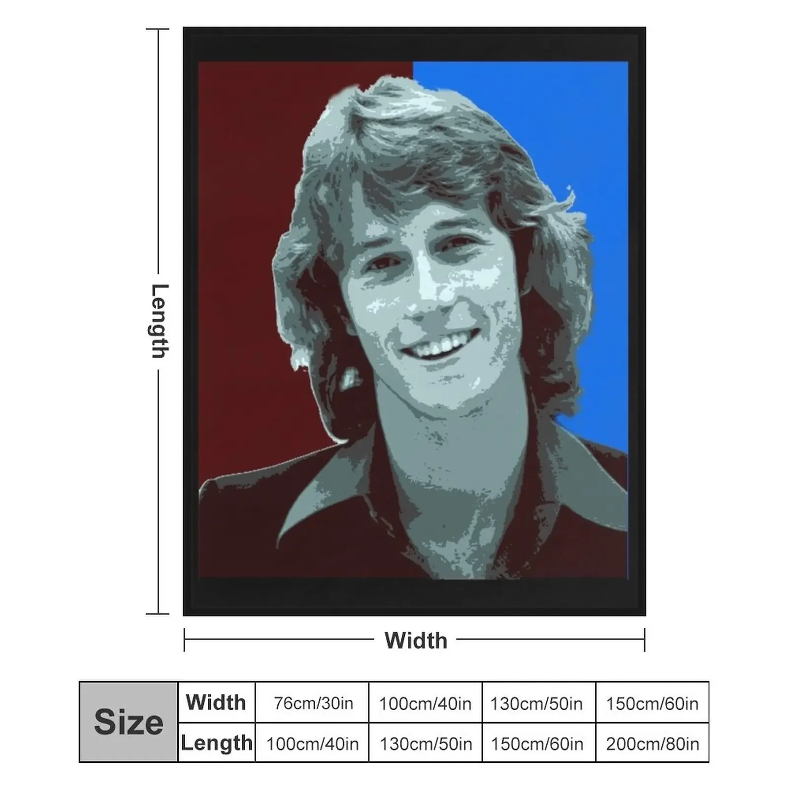 Одеяло Andy Gibb Legends многофункциональное мягкое большое одеяло для дивана Polar