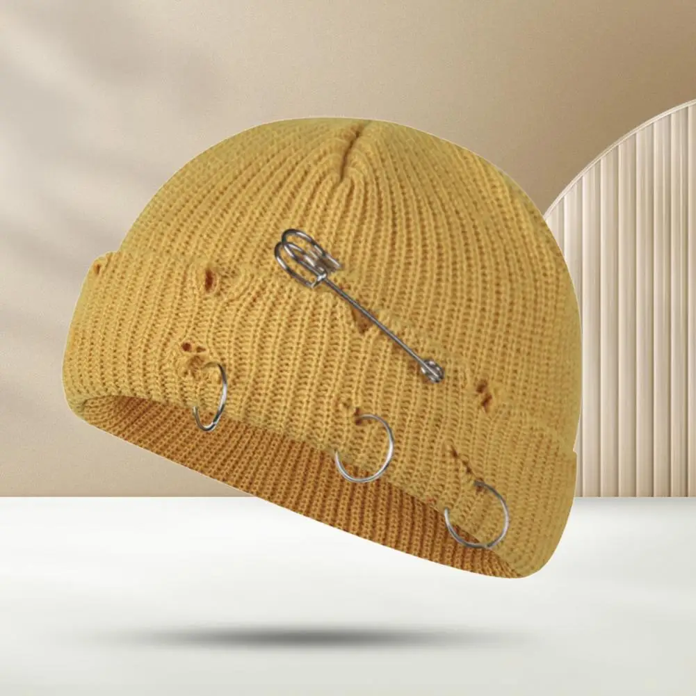 

Модная женская шапка из шерстяной пряжи, мягкая Вязаная Шапка-бини для взрослых на осень и зиму, женская шапка, устойчивая к холоду