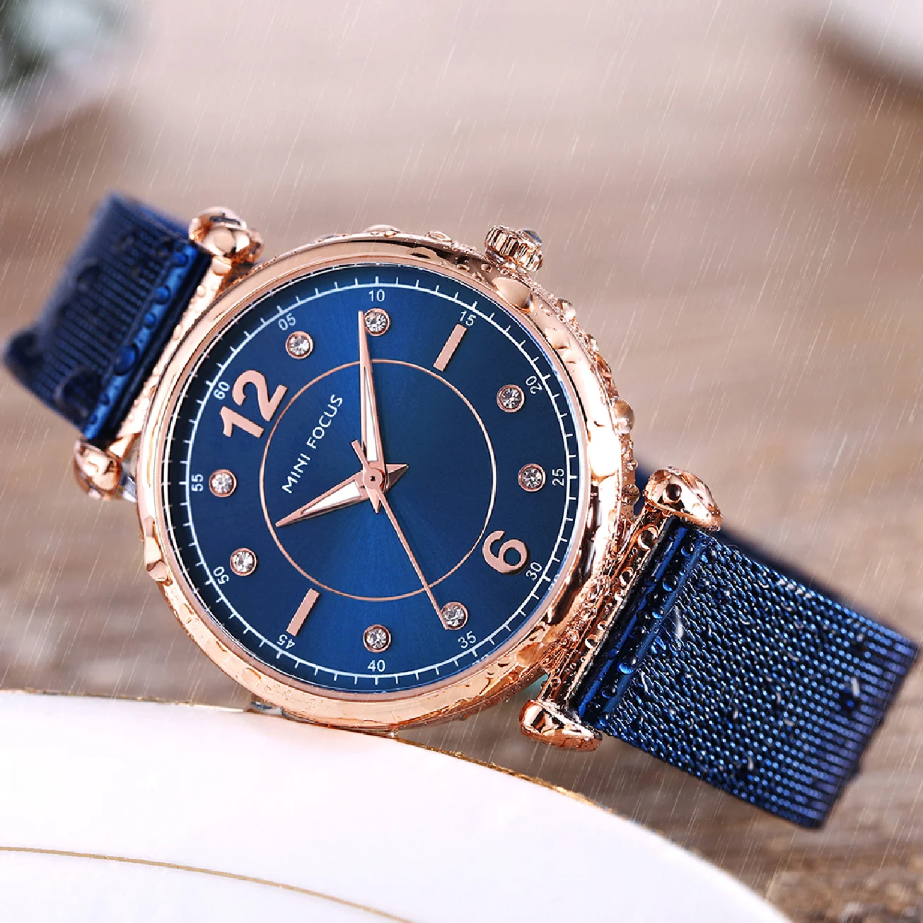 MINI FOCUS Brand Fashion Wristwatches Women Stainless Steel Band Womens Dress Watches Ladies Quartz-Watch Relogio Feminino Clock enlarge