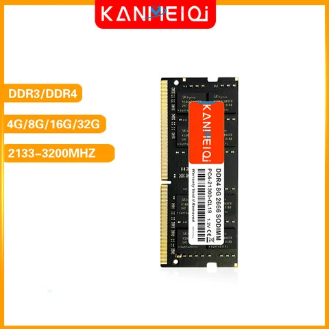 KANMEIQi DDR4 4 Гб ОЗУ 8 Гб 2133 2400 2666 МГц 16 Гб SODIMM память для ноутбука совместимая память для ноутбука 260pin 1,2 в Новинка